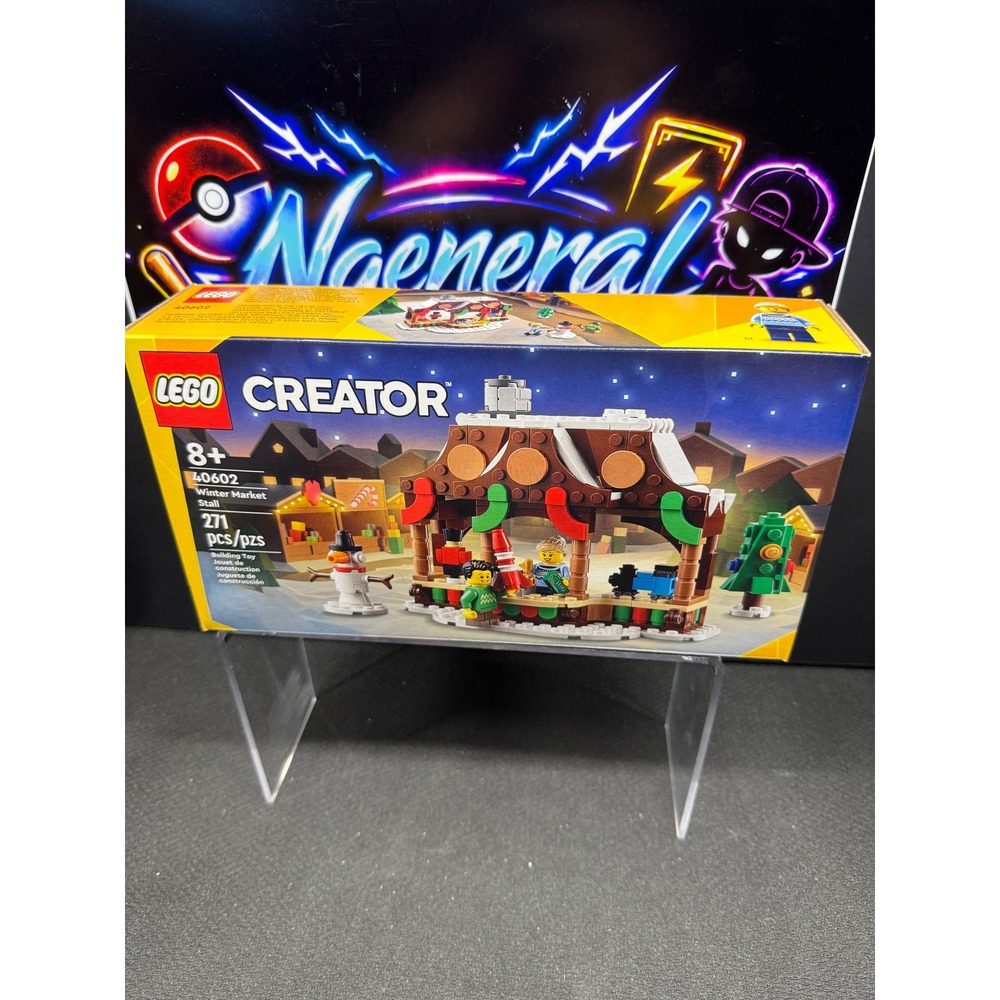 LEGO Creator 40602 Winter Market Stall Set 271 Pieces 8+ Seasonal Limited